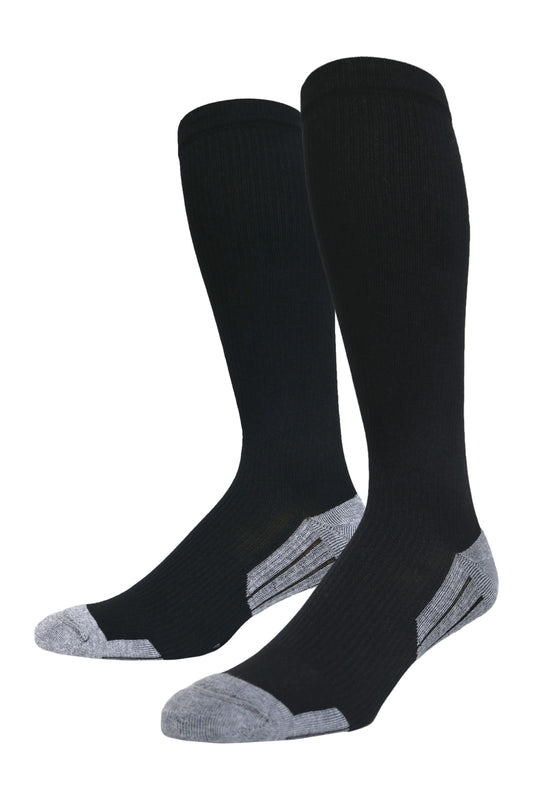 SkinDocSocks Compression Socks (15-20mmHg) - BLACK