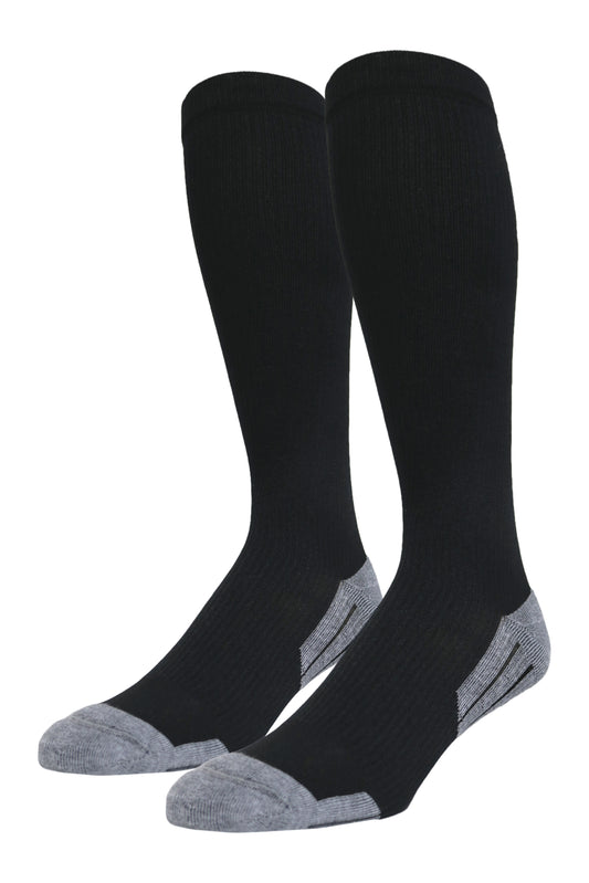 SkinDocSocks Compression Socks (15-20mmHg) - BLACK