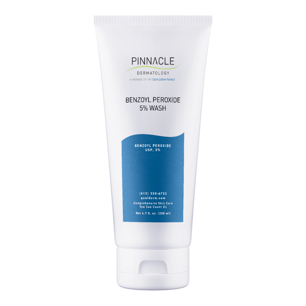 Pinnacle Skin Care Benzoyl Peroxide 5% Wash – QualDerm Partners