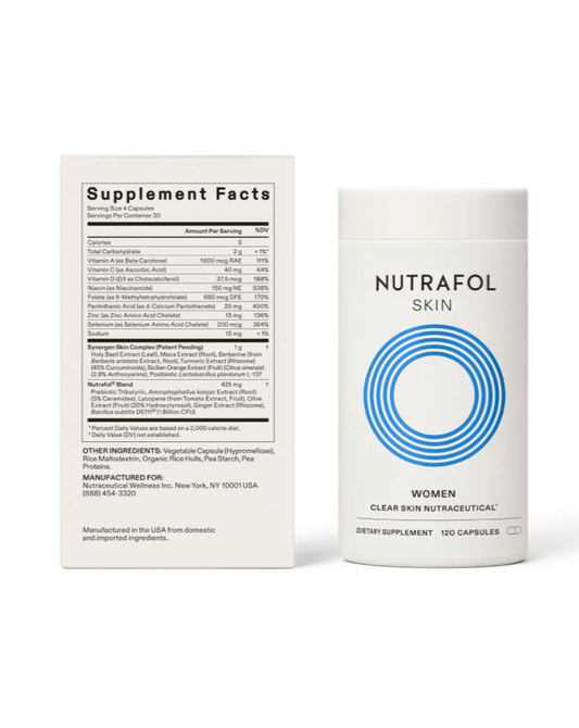 Nutrafol Clear Skin Neutraceutical - 1 month